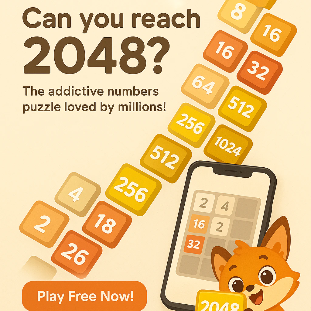 2048 Puzzle Challenge – Number Merge Mania!