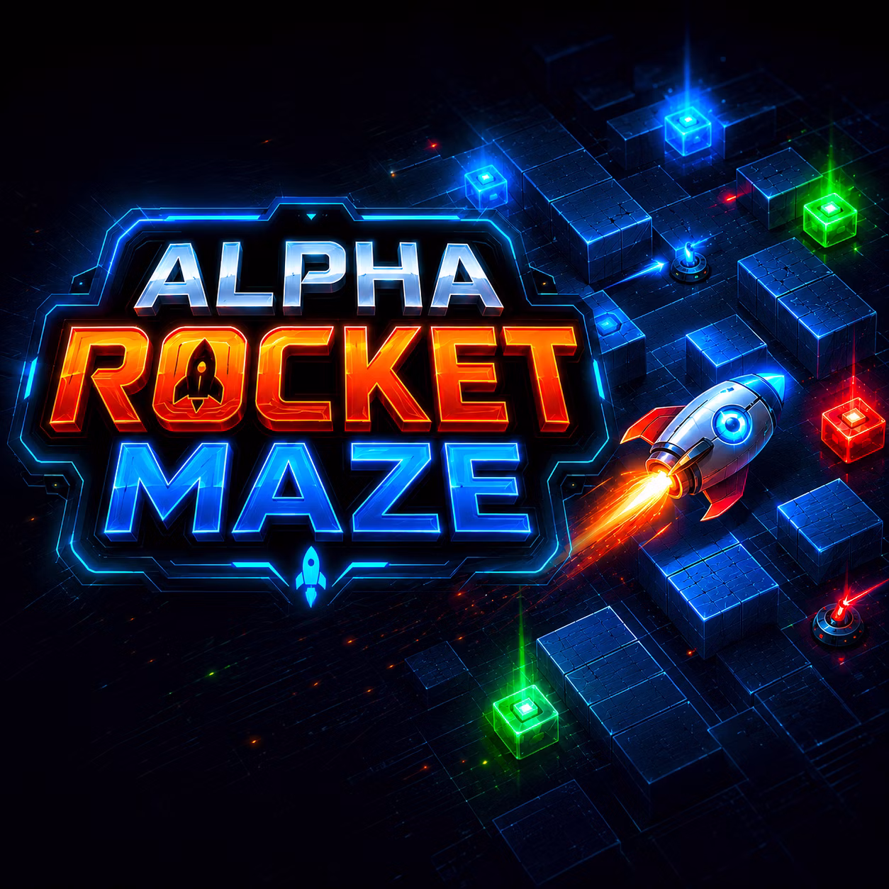 Alpha Rocket Maze