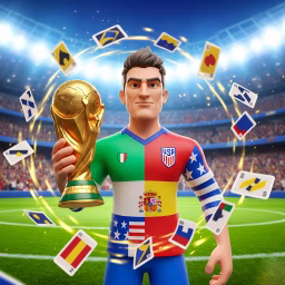 American Soccer World Cup Memory Matching