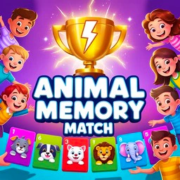 Animal Memory Match Brain Boost Challenge