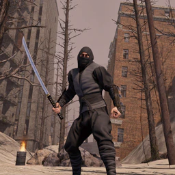 Ashen Ninja – Rust and Katana