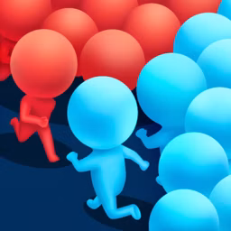 Blue And Red Man