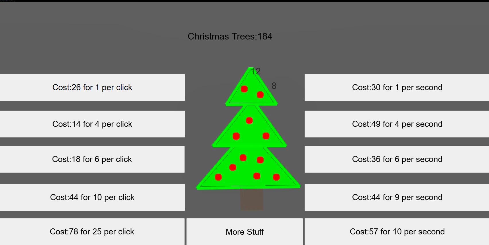 Christmas Tree Clicker