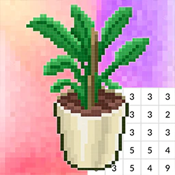 Coloring by Numbers. Pixel Room