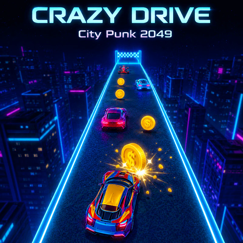 Crazy Drive City Punk 2049