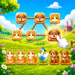 Cute Farm Match Puzzle