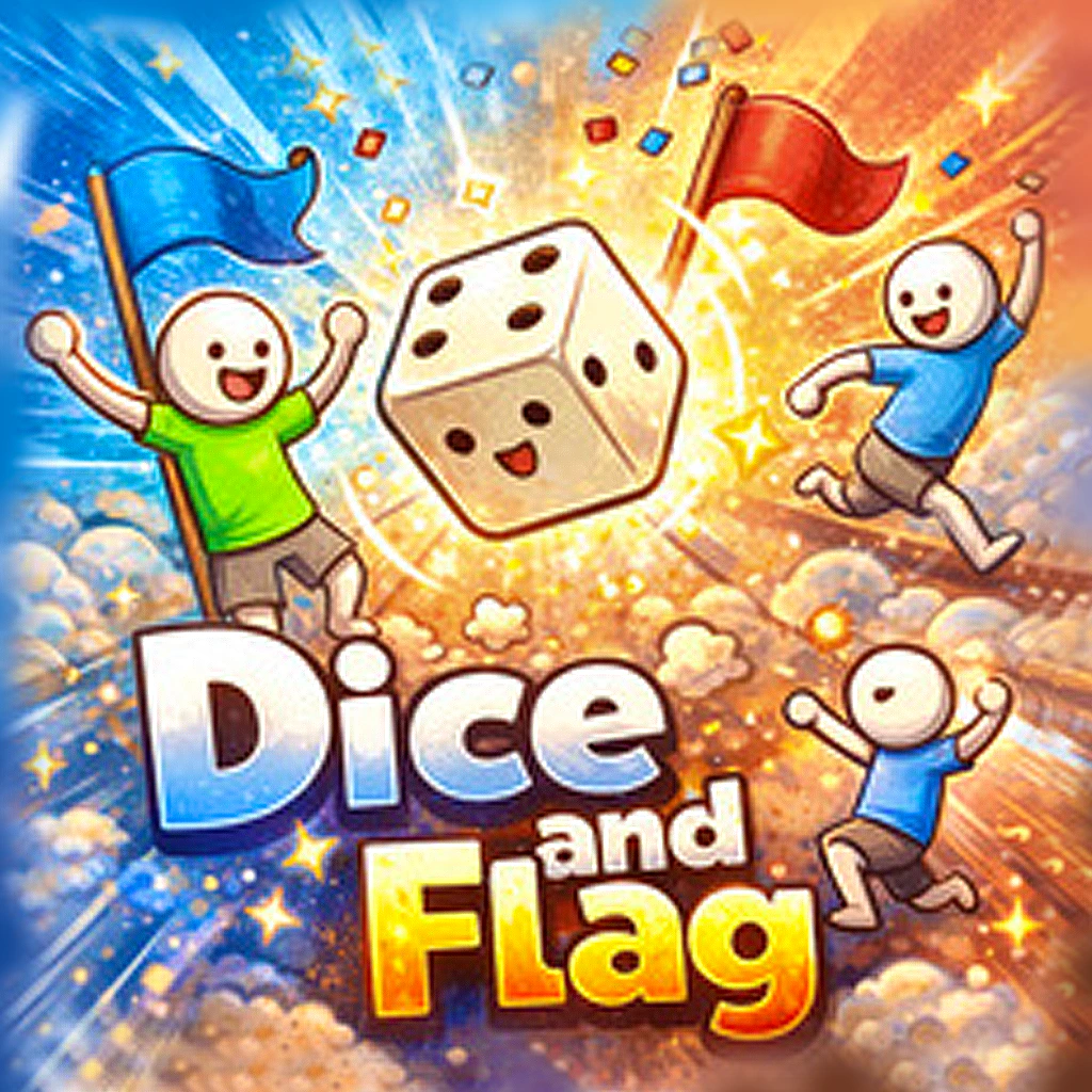 Dice and Flag