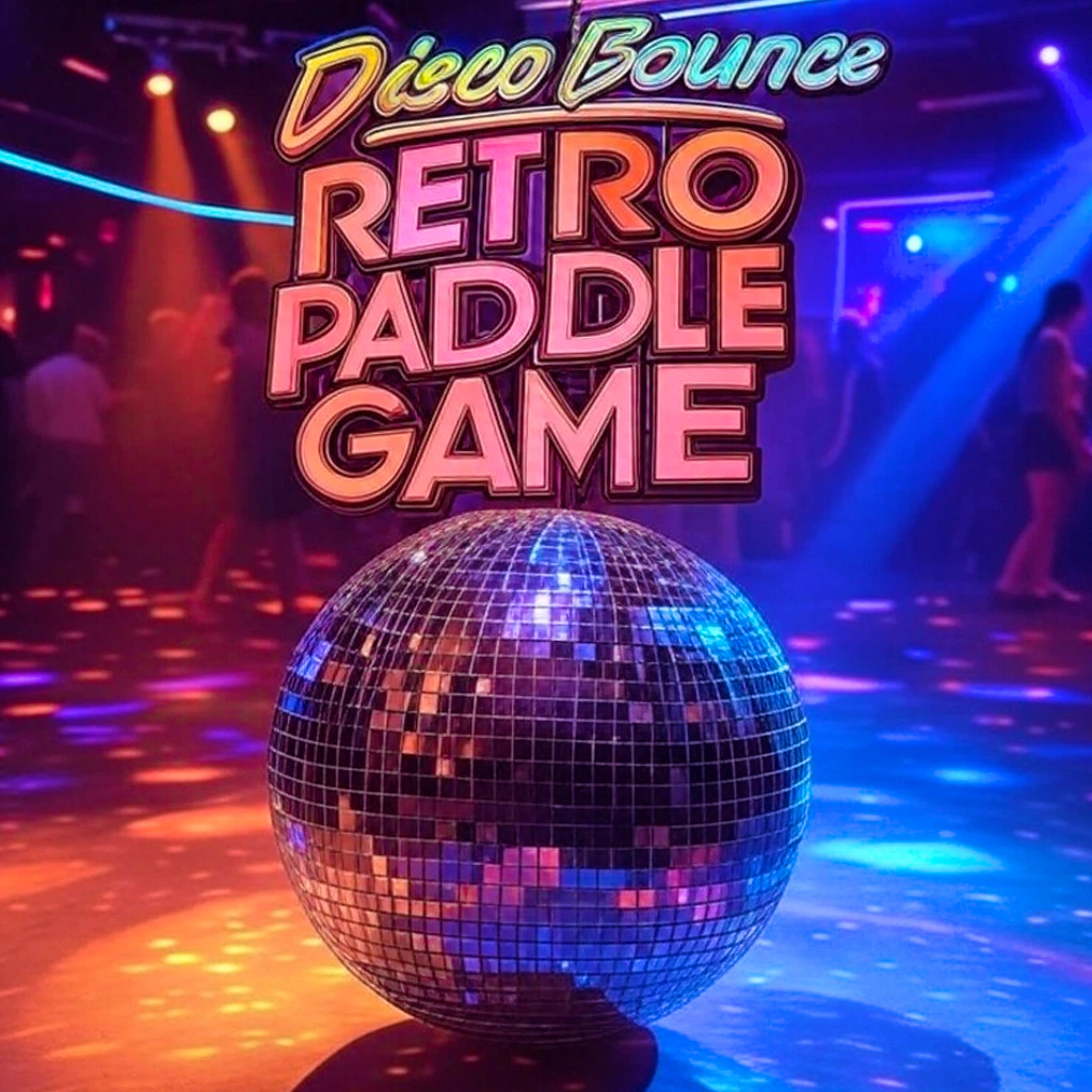 Disco Bounce Retro Paddle Game