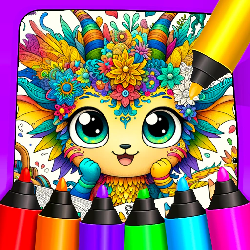 Dragons – Fantasy Coloring