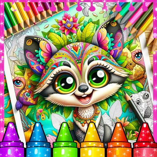 Exotic Wildlife Coloring Page