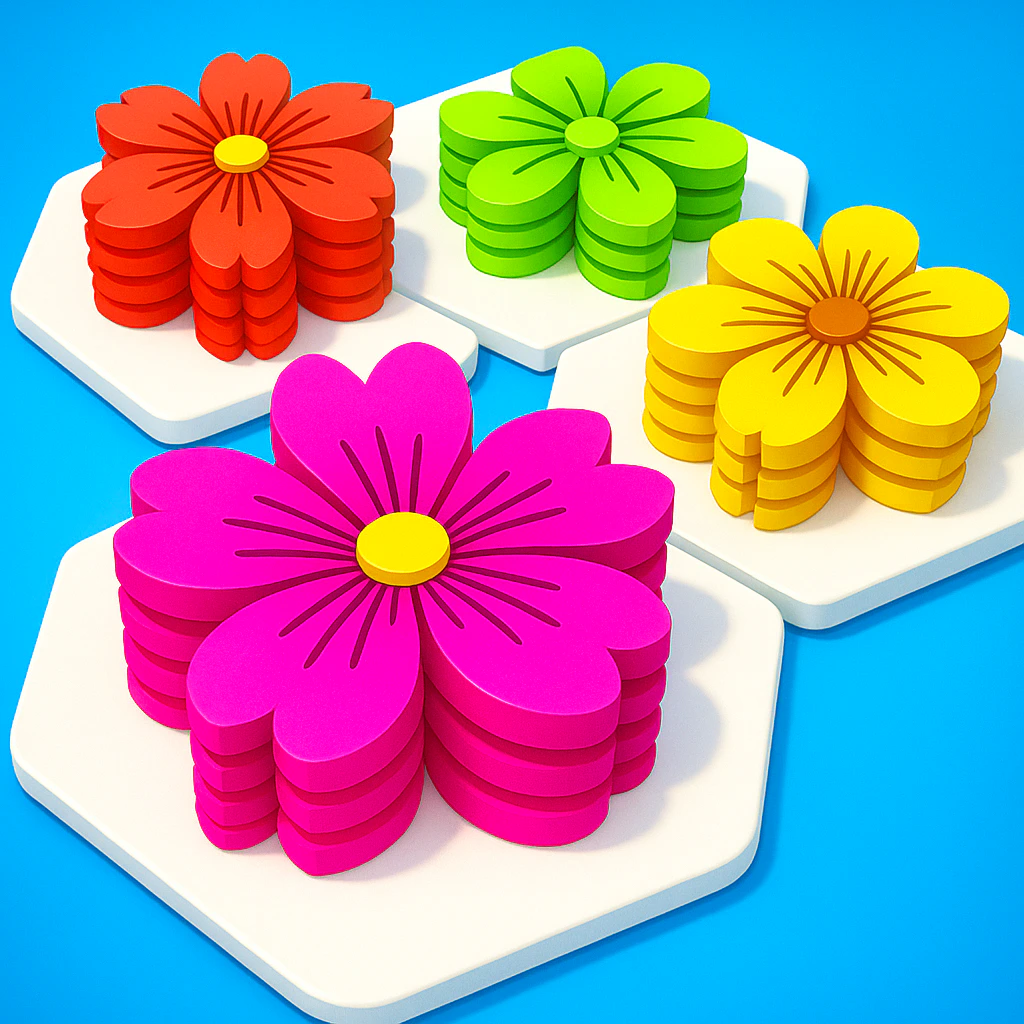 Flower Hexa Puzzle