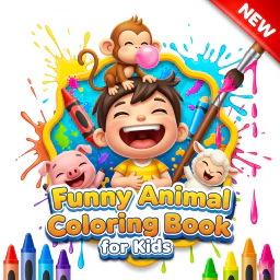 Funny Animal Coloring Book for Kids