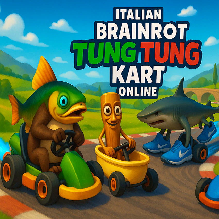 Italian Brainrot Tung Tung Kart Online