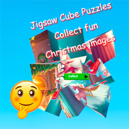 Jigsaw Cube Puzzles Collect Fun Christmas Images