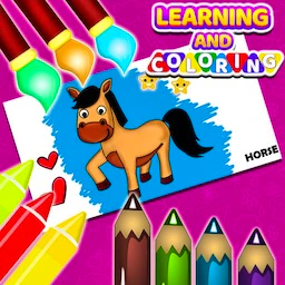 Learning and Coloring For Kids