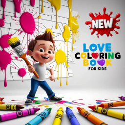 Love Coloring Book for Kids