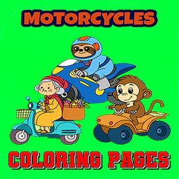 Motorcycle Coloring Pages