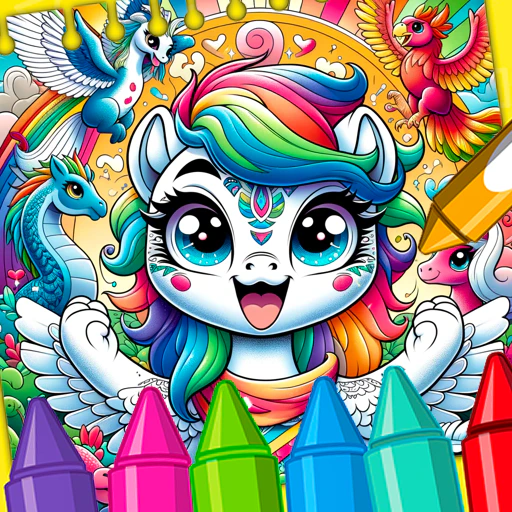Mythical Beasts Coloring Page