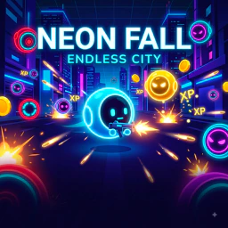 NeonFall Endless City