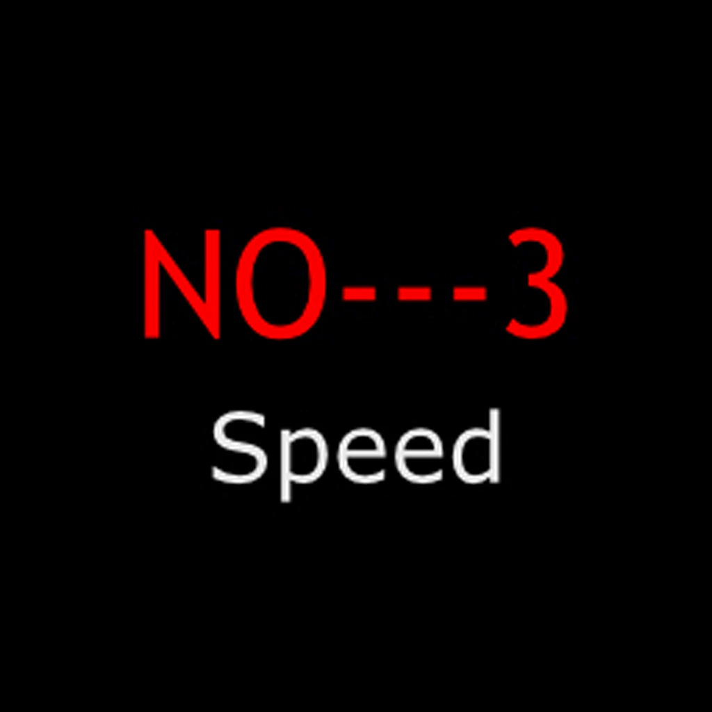 NO—3 Speed
