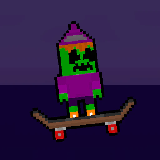 Obby Halloween Danger Skate