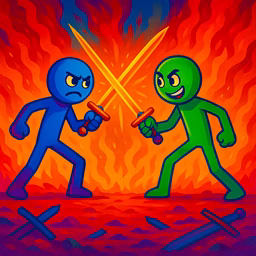 Obby Stickman – On Swords