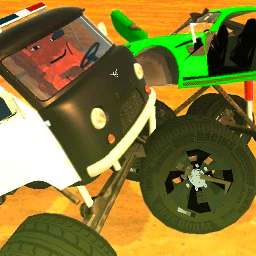 Police VS Bandits Monster Truck
