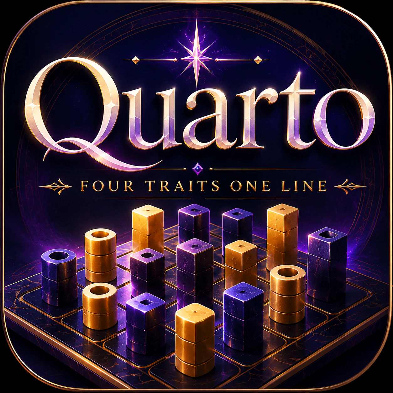 Quarto Four Traits One Line