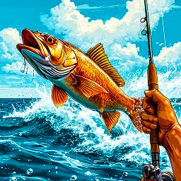 Russian Fishing at Sea