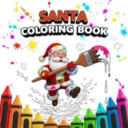 Santa Coloring Book