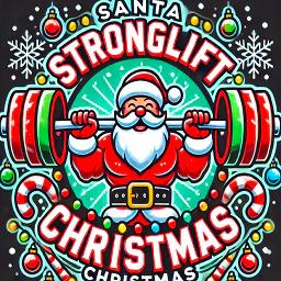 Santa StrongLift Christmas