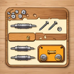 Screw Puzzle : Nuts & Bolts