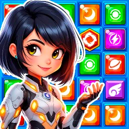 Secret Galaxy. Match-three