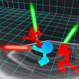 Stickman Neon Sword Fighting