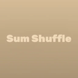 Sum Shuffle