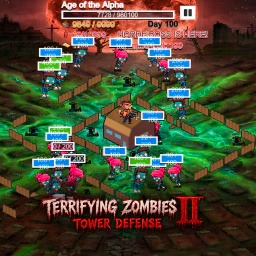 Terrifying Zombies Tower Defense II