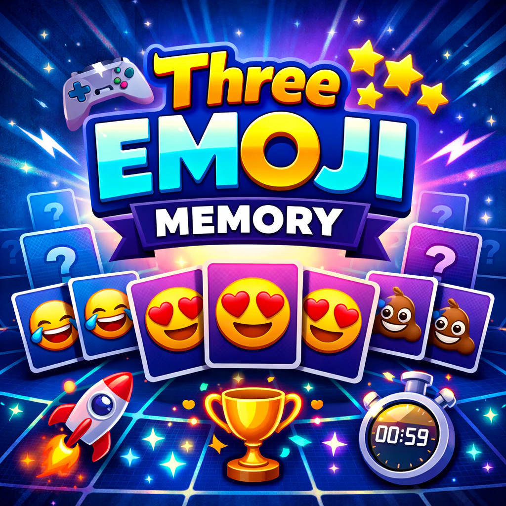 Three Emoji Memory