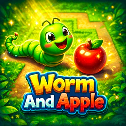 Worm and Apple