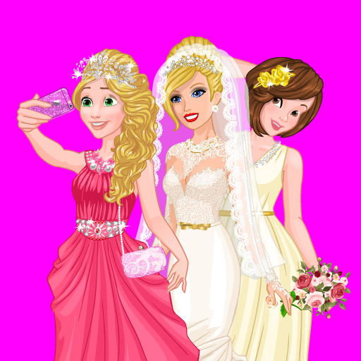 Barbie’s Wedding Selfie With Princesses