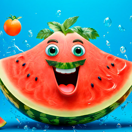 Merge fruits: Fold the Watermelon!