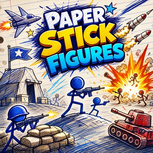 Paper Stick Figures