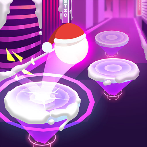Hop Ball 3D: Dancing Ball on Marshmello Tiles Road