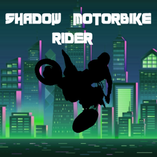 Shadow Motorbike Rider