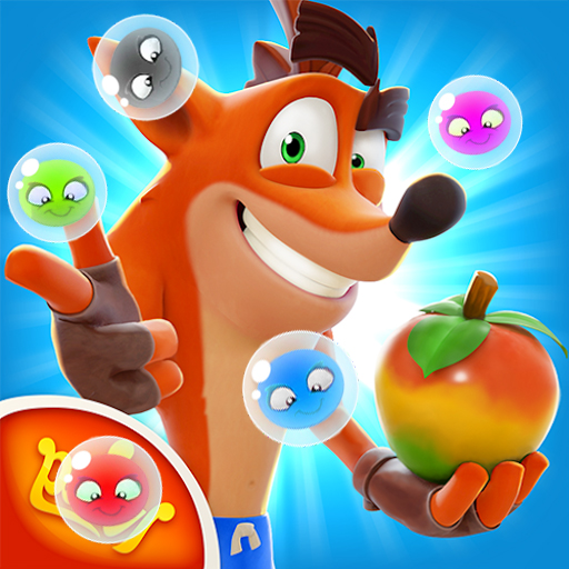 Crash Bandicoot And Frog Super Shooter Bubbles