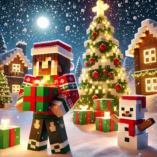 Minecraft Christmas Jigsaw: Festive Pixel Art Fun