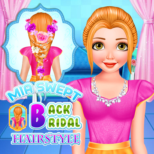 Mia Swept-Back Bridal Hairstyle