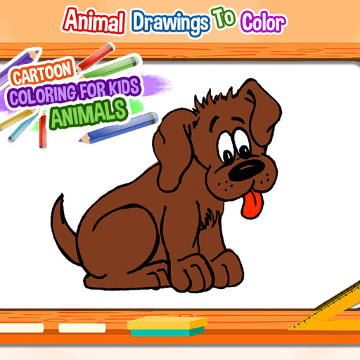 Cartoon Coloring Book for Kids – Animals