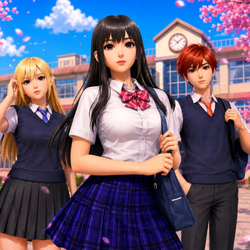 High School Girls Classroom Life