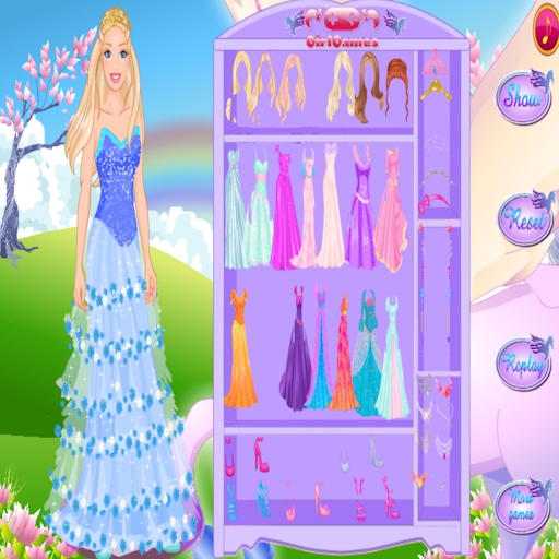 Barbie unicorn dress up