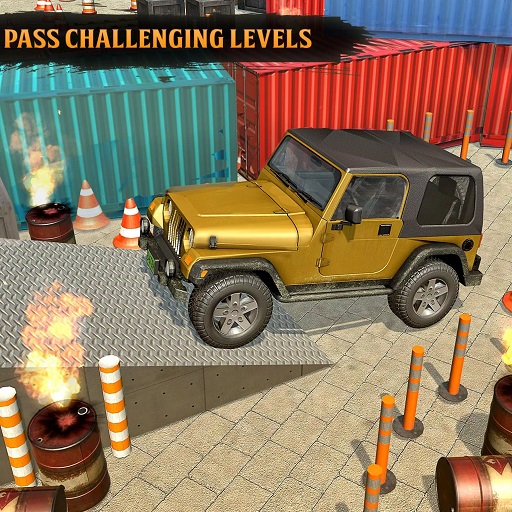 Classic Real 4×4 Jeep Parking Drive Game